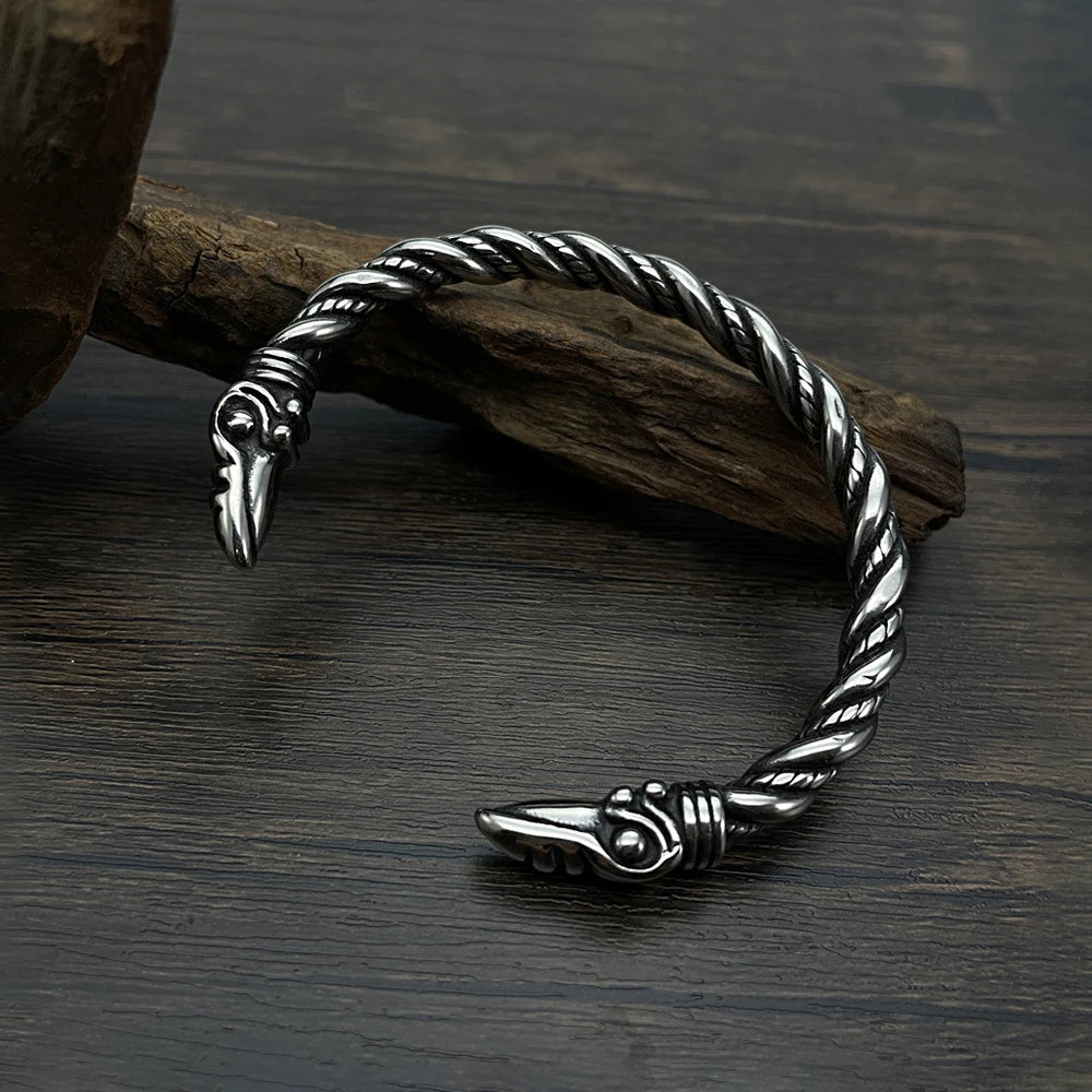 Eagle Heads Viking Bracelet